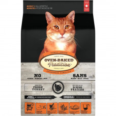 Сухий корм Oven-Baked Tradition Cat Adult 2,27 кг - індичка