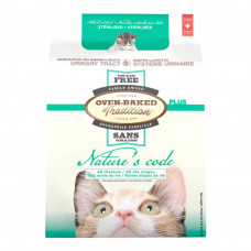 Сухий корм Oven-Baked Tradition Nature’s Code Cat Sterilised Grain Free 4,54 кг - курка