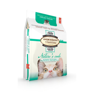 Сухой корм Oven-Baked Tradition Nature’s Code Cat Sterilised Grain Free 4,54 кг - курица Сухой корм Oven-Baked Tradition Nature’s Code Cat Sterilised Grain Free 4,54 кг - курица