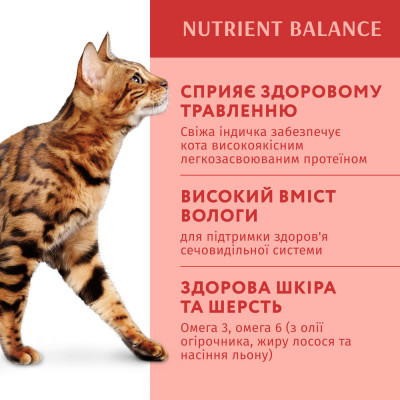 Вологий корм для котів Optimeal pouch 85 г (індичка) Вологий корм для котів Optimeal pouch 85 г (індичка)