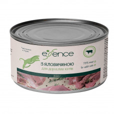 Вологий корм для дорослих котів Essence 200 г (яловичина)