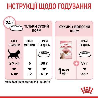 Сухий корм для стерилізованих кошенят Royal Canin Kitten Sterilised 400 г (домашня птиця) Сухий корм для стерилізованих кошенят Royal Canin Kitten Sterilised 400 г (домашня птиця)