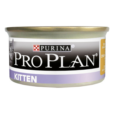 Вологий корм для кошенят Pro Plan Junior Chicken 85 г (курка)