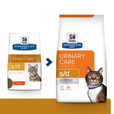 Сухий корм для котів Hills Prescription Diet s/d Urinary 3 кг - курка Сухий корм для котів Hills Prescription Diet s/d Urinary 3 кг - курка