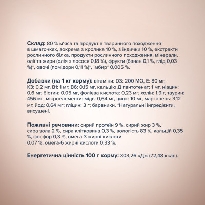 Вологий корм для кішок Club 4 Paws pouch 80 г (кролик та індичка) Вологий корм для кішок Club 4 Paws pouch 80 г (кролик та індичка)
