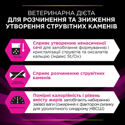 Сухий корм для котів, при захворюваннях сечовивідних шляхів Pro Plan Veterinary Diets UR Urinary 1,5 кг Сухий корм для котів, при захворюваннях сечовивідних шляхів Pro Plan Veterinary Diets UR Urinary 1,5 кг