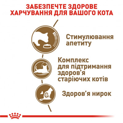 Сухий корм для літніх котів Royal Canin Ageing 12+, 2 кг (домашня птиця) Сухий корм для літніх котів Royal Canin Ageing 12+, 2 кг (домашня птиця)
