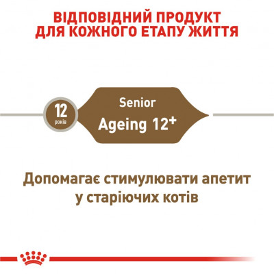 Сухий корм для літніх котів Royal Canin Ageing 12+, 2 кг (домашня птиця) Сухий корм для літніх котів Royal Canin Ageing 12+, 2 кг (домашня птиця)