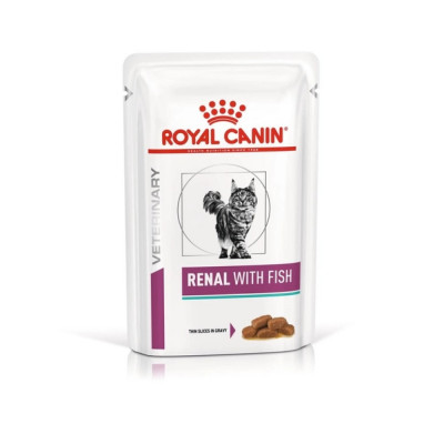 Вологий корм для котів, при захворюваннях нирок Royal Canin Renal 85 г (тунець)