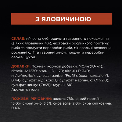 Вологий корм пауч для стерилізованих котів Pro Plan Sterilised Adult Beef 85 г (яловичина) Вологий корм пауч для стерилізованих котів Pro Plan Sterilised Adult Beef 85 г (яловичина)