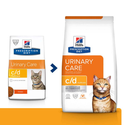 Сухой корм для кошек Hill’s Prescription Diet c/d 3 кг - курица Сухой корм для кошек Hill’s Prescription Diet c/d 3 кг - курица