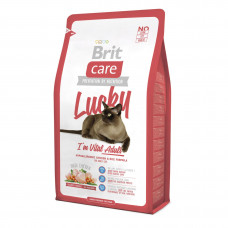 Сухий корм для дорослих котів Brit Care Cat Lucky I am Vital Adult 2 кг (курка та рис)
