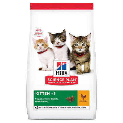 Сухий корм для кошенят Hills Science Plan Kitten 300 г - курка