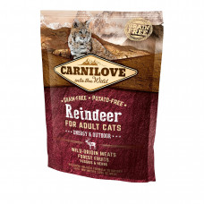 Сухий корм для активних котів Carnilove Cat Raindeer - Energy & Outdoor 400 г (оленина та кабан)
