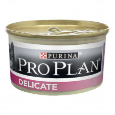 Вологий корм для котів з чутливим травленням Pro Plan Delicate Adult Turkey 85 г (індичка)