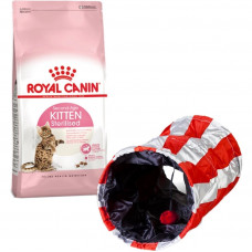 Сухий корм для стерилізованих кошенят Royal Canin Kitten Sterilised | 2 кг (домашня птиця) + Подарунок тунель-іграшка