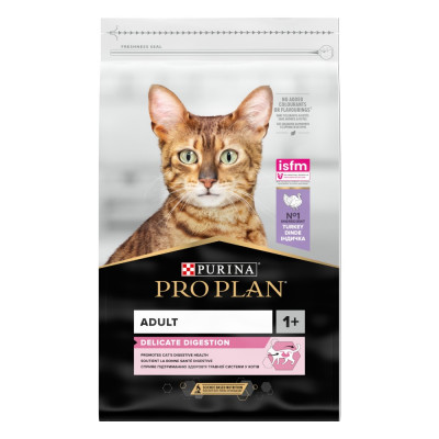 Сухий корм для котів з чутливим травленням Pro Plan Delicate Turkey 10 кг (індичка)