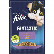 Вологий корм для котів Felix Fantastic 85 г - ягня