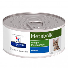 Вологий корм для котів, для зниження ваги Hills Science Plan Feline Metabolic 156 г (домашня птиця)