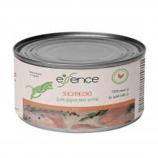 Вологий корм для дорослих котів Essence 200 г (курка)
