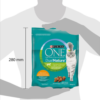 Сухий корм для котів Purina One Dual Nature 750 г (курка) Сухий корм для котів Purina One Dual Nature 750 г (курка)