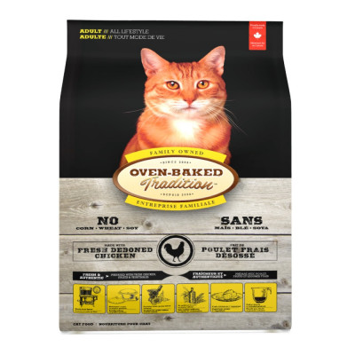 Сухий корм Oven-Baked Tradition Cat Adult 350 г - курка