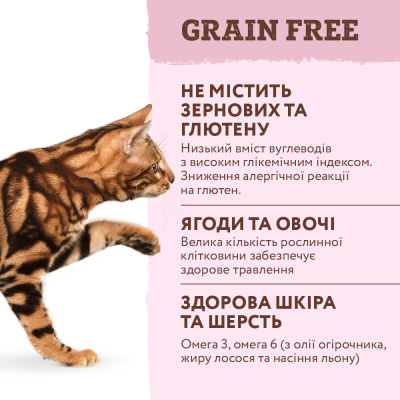 Беззерновий сухий корм для котів Optimeal 4 кг (індичка та овочі) Беззерновий сухий корм для котів Optimeal 4 кг (індичка та овочі)