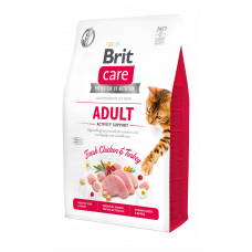 Сухий корм для котів Brit Care Cat GF Adult Activity Support 2 кг (курка і індичка) Термін придатності до 20.05.2024