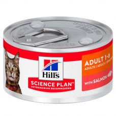 Вологий корм для котів Hills Science Plan Feline Adult 82 г (лосось)