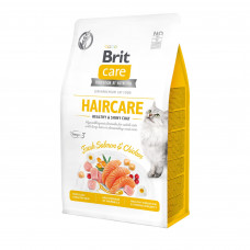 Сухий корм для котів Brit Care Cat GF Haircare Healthy & Shiny Coat 400 г (курка і лосось)