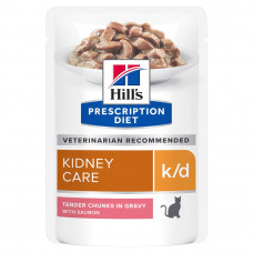 Вологий корм для котів Hill's Prescription Diet k/d 85 г - лосось