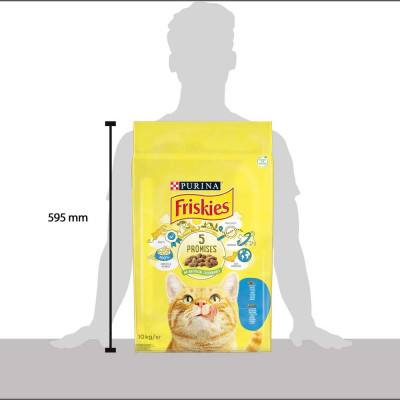 Сухий корм для котів Friskies 10 кг (лосось та овочі) Сухий корм для котів Friskies 10 кг (лосось та овочі)