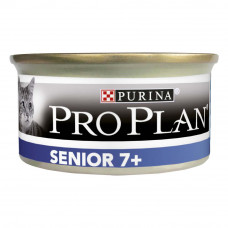 Вологий корм для дорослих котів старше 7 років ProPlan Senior 7+, 85 г (тунець)
