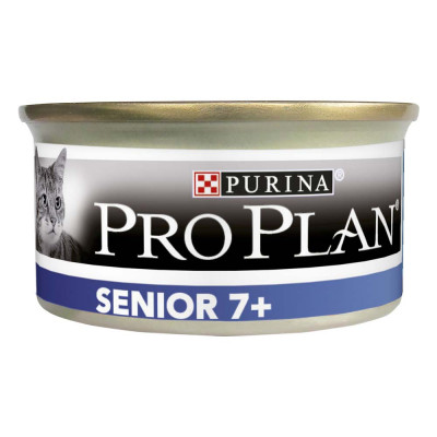Вологий корм для дорослих котів старше 7 років ProPlan Senior 7+, 85 г (тунець)