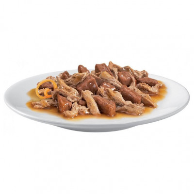 Вологий корм для котів Gourmet Gold Double Delice Duck & Turkey 85 г (качка та індичка)