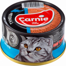 М'ясний паштет Carnie для дорослих котів 95 г (тунець)