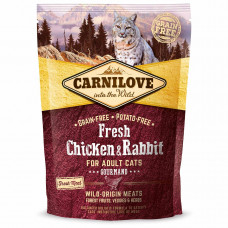 Сухий корм для дорослих котів Carnilove Fresh Chicken & Rabbit 400 г (курка та кролик)