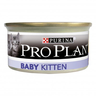 Влажный корм для котят Pro Plan Baby Kitten Chicken 85 г (курица)