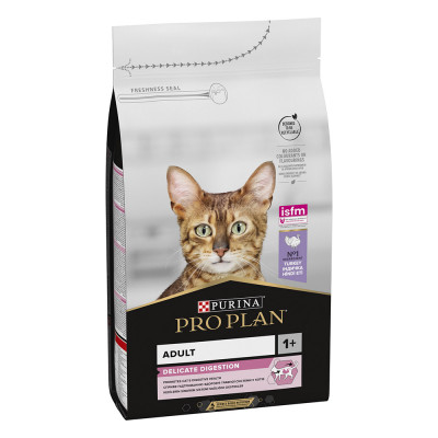 Сухий корм для котів з чутливим травленням Pro Plan Delicate Turkey 1,5 кг (індичка)