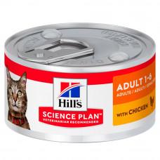 Вологий корм для котів Hills Science Plan Feline Adult 82 г (курка)