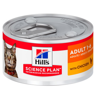 Вологий корм для котів Hills Science Plan Feline Adult 82 г (курка)