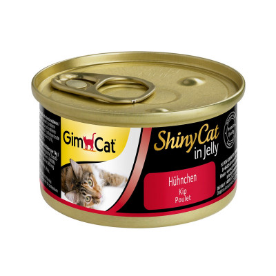 Влажный корм для кошек GimCat Shiny Cat 70 г (курица)