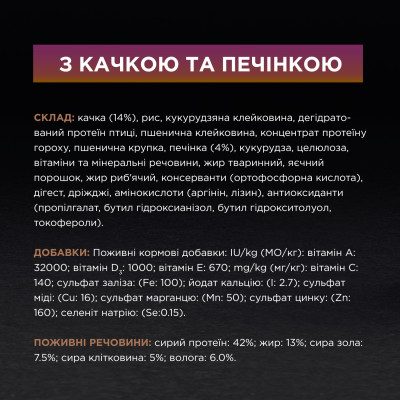 Сухий для стерилізованих котів ProPlan Sterilised 10 кг (качка та печінка) Сухий для стерилізованих котів ProPlan Sterilised 10 кг (качка та печінка)