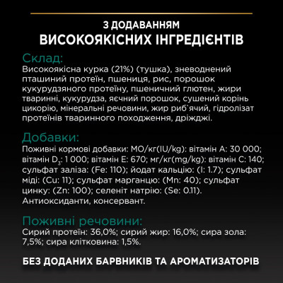 Сухий корм для дорослих котів Pro Plan Original Adult Chicken 10 кг (курка) Сухий корм для дорослих котів Pro Plan Original Adult Chicken 10 кг (курка)