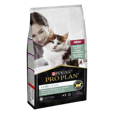 Сухий корм для кошенят ProPlan LiveClear Kitten 1,4 кг (індичка) Сухий корм для кошенят ProPlan LiveClear Kitten 1,4 кг (індичка)