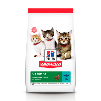 Сухий корм для кошенят Hills Science Plan Kitten 300 г - тунець