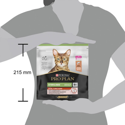 Сухий корм для стерилізованих котів Pro Plan Sterilised Salmon 400 г (лосось) Сухий корм для стерилізованих котів Pro Plan Sterilised Salmon 400 г (лосось)