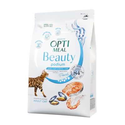 Сухий корм для котів Podium Shiny Coat & Dental Care 1.5 кг (морепродукти)