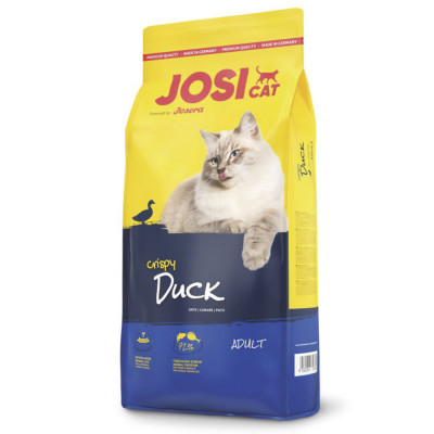 Сухий корм для дорослих котів Josera Crispy Duck 10 кг (качка)