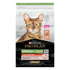 Сухий корм стерилізованих кішок та кастрованих котів ProPlan Sterilised, 10 кг (лосось)